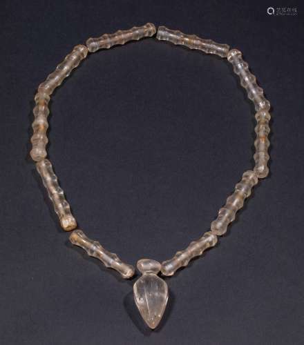 Ming Dynasty, crystal necklace