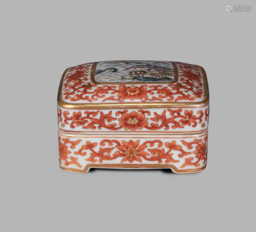 Qing Dynasty, Qianlong Ink Pad Box