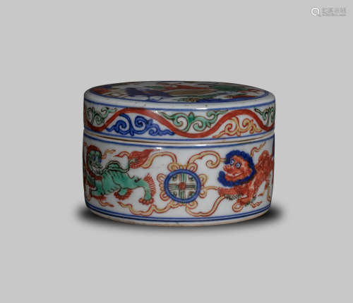 Ming Dynasty, Wanli style bucket color powder box