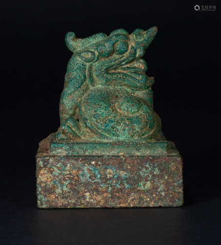 Ming Dynasty,Bronze Seal with Khitan Characters