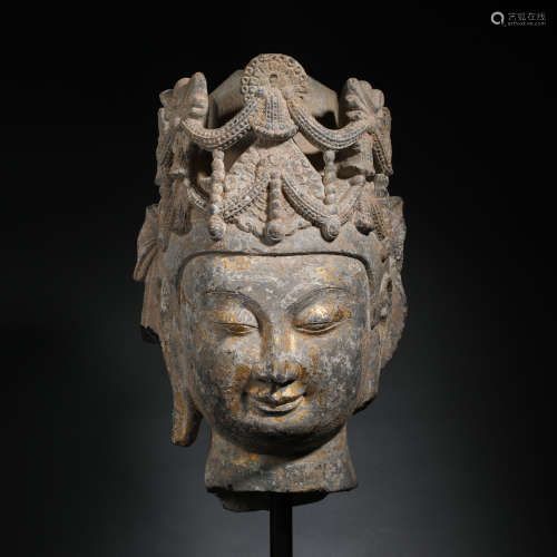Yuan Dynasty,  Stone Guanyin Statue