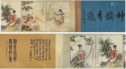 chinese Xucao's painting  hand scroll