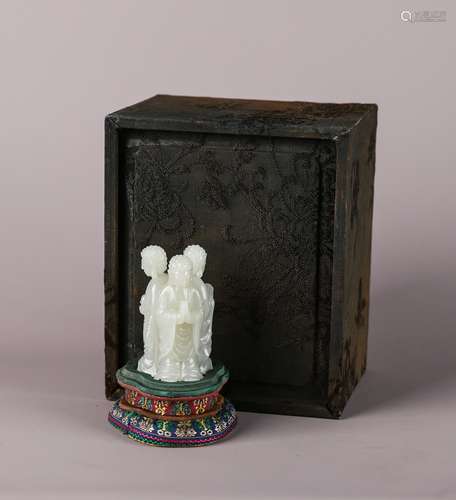 Hetian Jade Statue of Buddha