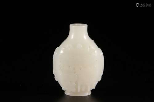 White Jade Snuff Bottle