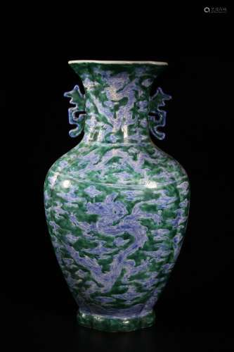 Plain Tricolour Vase