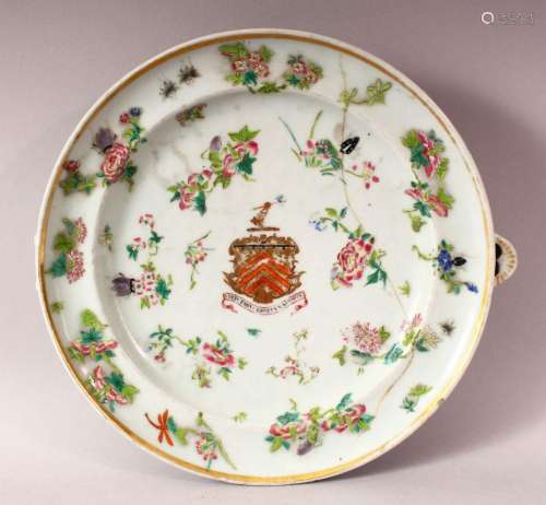 A 19TH CENTURY CHINESE CELADON FAMILLE ROSE PORCELAIN WARMIN...