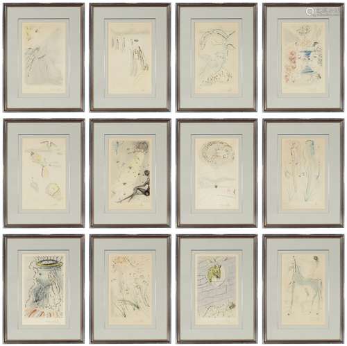 SALVADOR DALI (Spanish 1904-1989) The Complete Set of 12 etc...