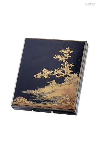 A JAPANESE LACQUER SUZURIBAKO EDO PERIOD (1603-1868), 18TH C...