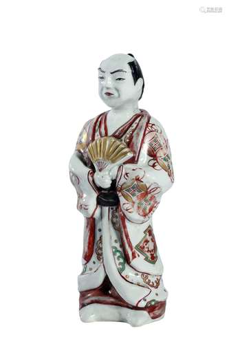 A JAPANESE KO IMARI OKIMONO OF A MAN GENROKU PERIOD (1688-17...