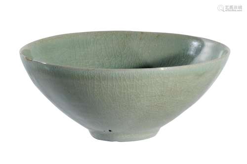 A KOREAN MOULDED CELADON BOWL GORYEO KINGDOM (918-1392)