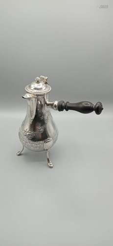 PARIS 1809-19 époque Empire Modèle de Cafetière en argent d'...