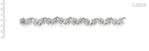 BULGARI: DIAMOND BRACELET, CIRCA 1960