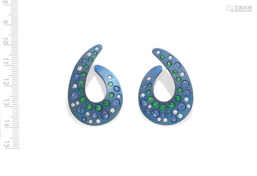 MARGHERITA BURGENER: GEM-SET EARRINGS