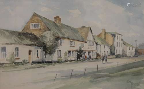 JASON PARTNER, The Bell Inn, Walberswick, watercolour, frame...