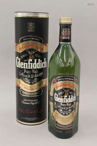 A bottle of Glenfiddich Special Reserve Single Malt Scotch W...