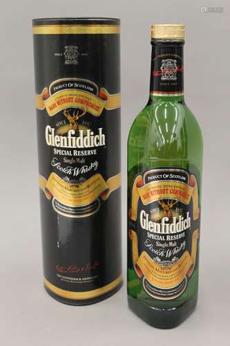 A bottle of Glenfiddich Special Reserve Single Malt Scotch W...