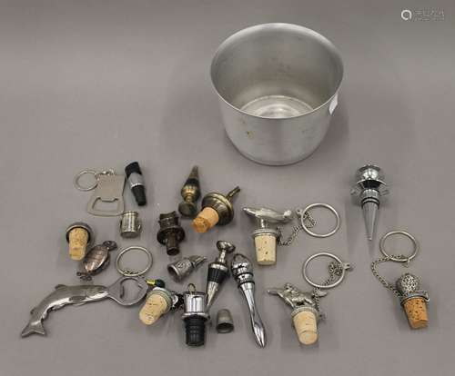 A quantity of bottle stoppers, etc.