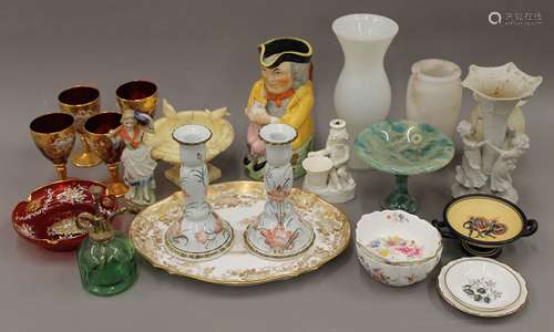 A quantity of miscellaneous decorative ceramics, etc.