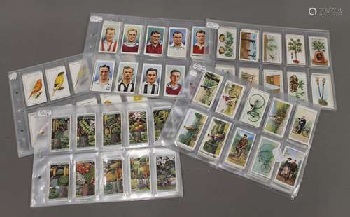 Six sets of John Player and Wills cigarette cards pertaining...