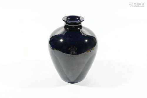 chinese sacrificial-blue glazed porcelain vase