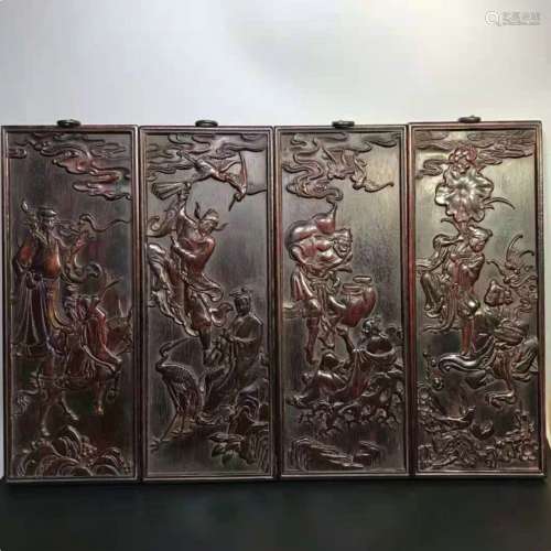 chinese four-panel hanging screen