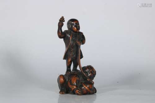 chinese boxwood carving figure