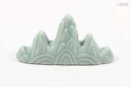 chinese celadon porcelain brush holder