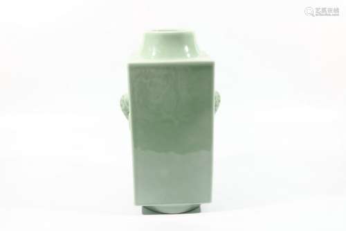 chinese celadon glazed porcelain cong vase