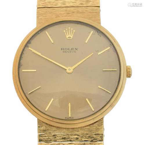 A 1970s 9ct gold Rolex Geneve wristwatch,