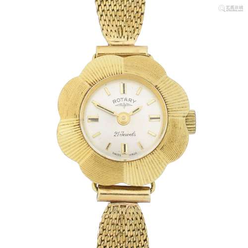 A 1960s 9ct gold Rotary wristwatch,