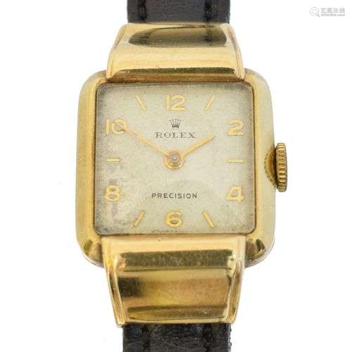 A 9ct gold Rolex Precision wristwatch,