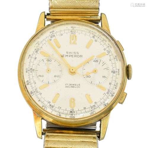 A Swiss Emperor chronograph wristwatch,