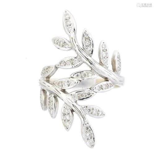 A diamond dress ring,