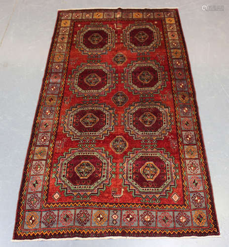 A Turkoman style kelleh, mid/late 20th century, the shaded r...