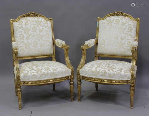 A pair of late 19th/early 20th century French Louis XVI styl...