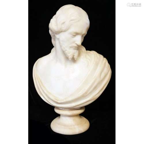 19th Century Marble Figure Of Christ