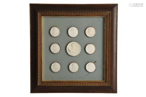 THREE FRAMES COLLECTIONS OF 19TH CENTURY GRAND TOUR INTAGLIO...