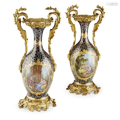 JOSEPH RENE BINET (FRENCH, 1866-1911) FINE PAIR OF19TH CENTU...