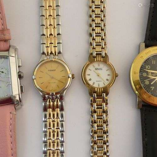 Lot de 4 montres : Tissot. Rodania. Festina.