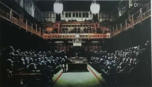 Banksy (1974 - ) d'après. Devolved Parliament / Parlement de...