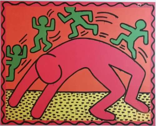 Keith Haring (1958 - 1990) d'après. Sans titre. Estampe. num...