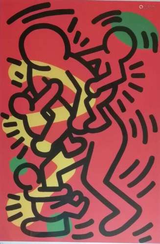 Keith Haring (1958 - 1990) d'après. Sans titre. Estampe, num...