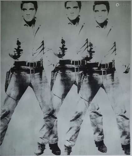 Andy Warhol (1928-1987) d'après. Elvis Presley. Estampe sur ...