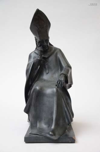 Andrzej Renes : sculpture en bronze (ed 8/15) 'Cardinal Wysz...