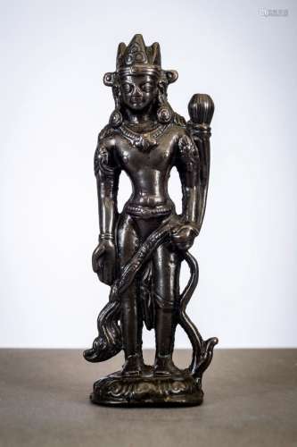 Sculpture en bronze 'Padmapani', Tibet ou Népal 12ième-13ièm...