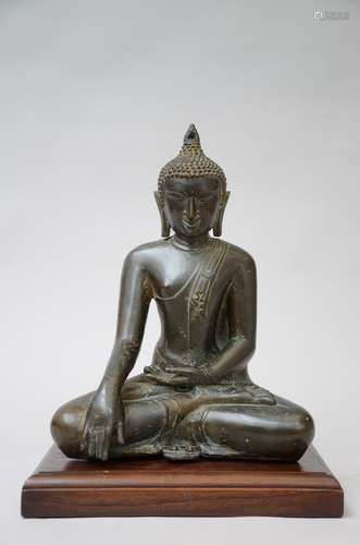 Sculpture en bronze 'Bouddha', Birmanie