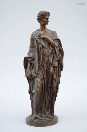 Luppens & Cie (Bruxelles): sculpture en bronze 'Virgile' (h5...