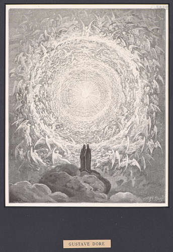 Gustave Doré古斯塔夫·多雷  但丁神曲 至高光中 版畫