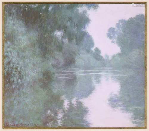 克勞德·莫奈  塞納河的早晨 版畫