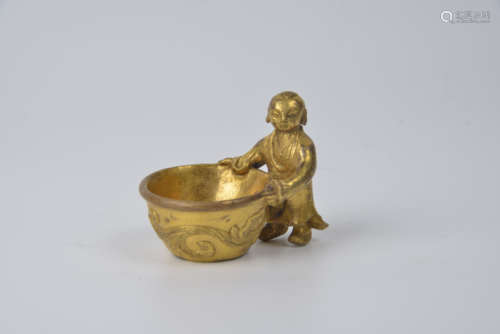 Copper Gilt Cup